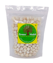 Load image into Gallery viewer, Green Habit Jumbo Hand-Picked Raw Makhana aka Fox-Nuts 100 gm | Non-GMO| Super Food | Gluten-Free Snacks | Plain - Green Habit