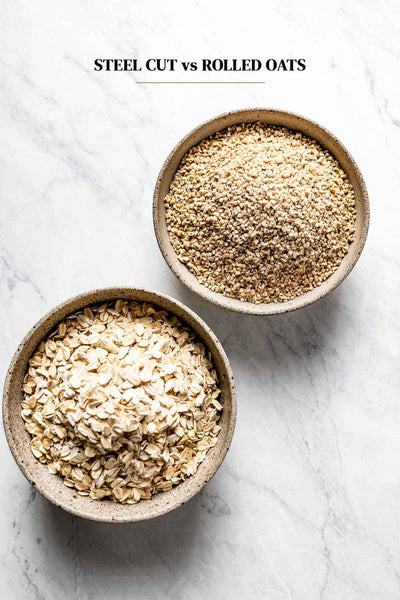 Rolled oats vs Steel cut oats