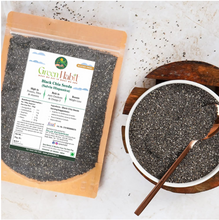 Load image into Gallery viewer, Green Habit Black Chia Seeds  For Weight Loss (Salvia Hispanica) - Green Habit