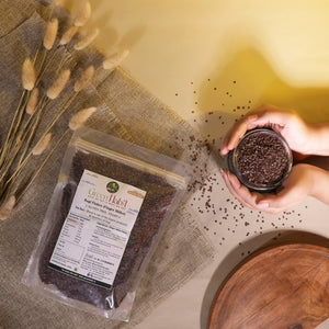 Green Habit Ragi Flakes  - Nutritious and Gluten-Free Finger Millet Cereal a.k.a nachini Poha - High Fiber Breakfast