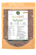 Load image into Gallery viewer, Green Habit Whole Ground Flax Seed Flour, [ Rich in Omega-3, Lingans &amp; Fiber, Gluten-Free,Vegan food.]