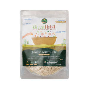 Greenhabit Jowar Kurmura Murmura aka Jowar Puff for Healhty Breakfast Snack Food - Green Habit