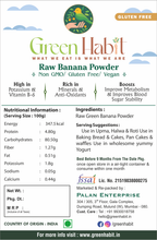 Load image into Gallery viewer, Green Habit Raw Banana Flour - Gluten Free - Fresh Made in the INDIA