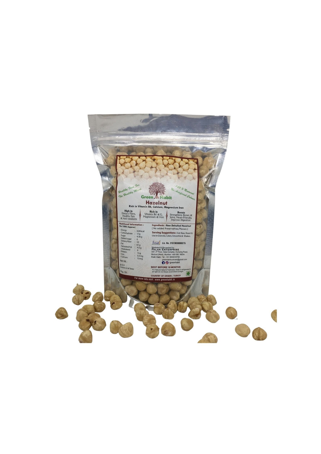 Green Habit Turkish Hazelnuts - Green Habit