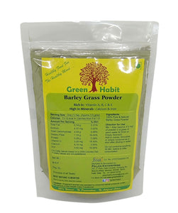 Green Habit Barley Grass Powder, Detoxifying & Alkalizing - Green Habit