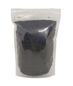 Green Habit Black Sesame Seeds — Natural, Whole, Black, Non-GMO, Raw, Kosher, Bulk, Rich in Calcium, Iron, and Fiber, Great for Baking - Green Habit