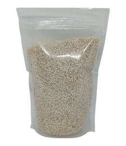 Green Habit Sesame Seeds — Natural, Whole, White, Non-GMO, Raw, Kosher, Bulk, Rich in Calcium, Iron, and Fiber, Great for Baking - Green Habit