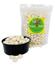 Load image into Gallery viewer, Green Habit Jumbo Hand-Picked Raw Makhana aka Fox-Nuts 100 gm | Non-GMO| Super Food | Gluten-Free Snacks | Plain - Green Habit